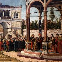 The Ambassadors Return to the English Court (detail)