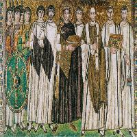 Emperor Justinian and his Court