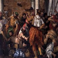 Martyrdom of St Sebastian (detail)