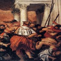 Martyrdom of St Sebastian (detail)