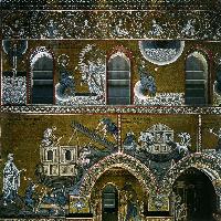 Nave, centre aisle, south wall (detail)