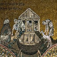 Nave, centre aisle, south wall (detail)