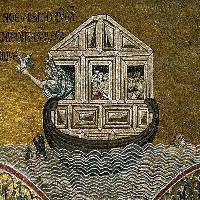 Nave, centre aisle, south wall (detail)
