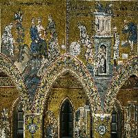 Nave, centre aisle, south wall (detail)