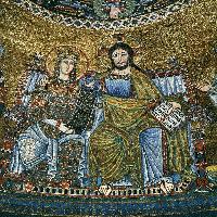 Apse calotte mosaic (detail)