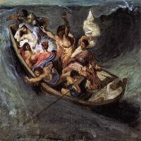 Christ on the Lake of Gennezaret (sketch)