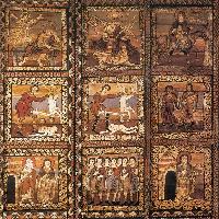 Wooden ceiling (detail)