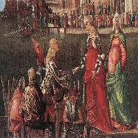 Meeting of the Betrothed Couple (detail)