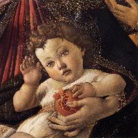 Madonna of the Pomegranate (detail)