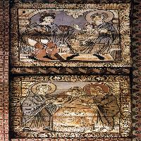 Wooden ceiling (detail)