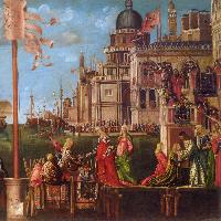 Meeting of the Betrothed Couple (detail)