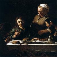 Supper at Emmaus (detail)