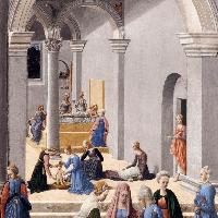 The Birth of the Virgin (detail)