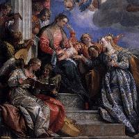 Mystical Marriage of St Catherine (detail)