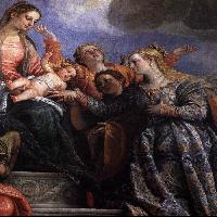 Mystical Marriage of St Catherine (detail)