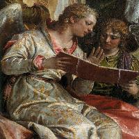 Mystical Marriage of St Catherine (detail)