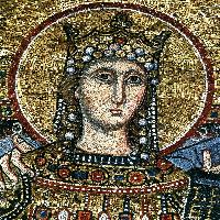 Apse calotte mosaic (detail)