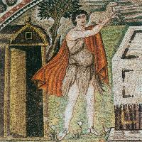 Abel and Melchisedek (detail)