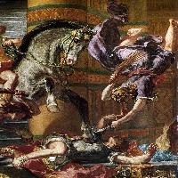 Heliodoros Driven from the Temple (detail)