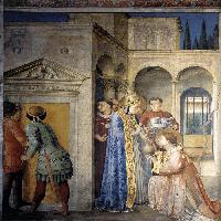 St Sixtus Entrusts the Church Treasures to Lawrence