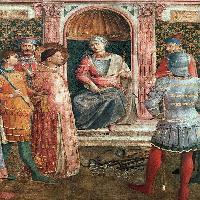 St Lawrence on Trial (detail)