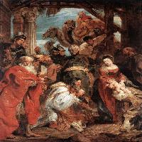 Christ and the Adulteress (detail)