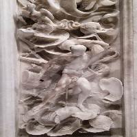 Monument to Gaston de Foix: Carved pilasters