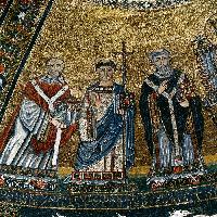 Apse calotte mosaic (detail)