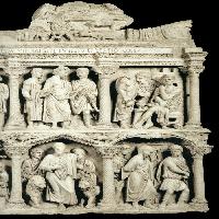Sarcophagus of Junius Bassus (detail)
