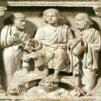 Sarcophagus of Junius Bassus (detail)