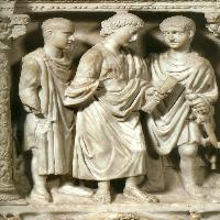 Sarcophagus of Junius Bassus (detail)