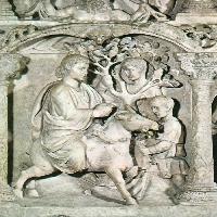 Sarcophagus of Junius Bassus (detail)