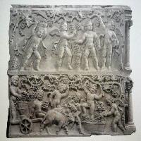 Sarcophagus of Junius Bassus (end panel)