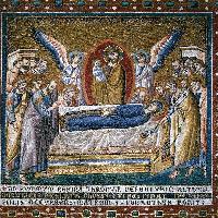 Apsidal arch: 6. Dormition of the Virgin