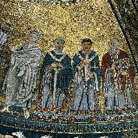 Apse calotte mosaic (detail)
