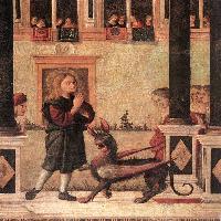 The Daughter of of Emperor Gordian is Exorcised by St Triphun (detail)