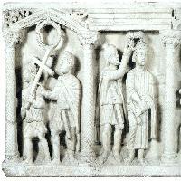 Sarcophagus with scenes from the Passion of Christ (detail)