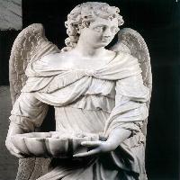 Standing Angel with Scroll