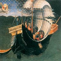 St Nicholas of Bari Banishing the Storm (detail)