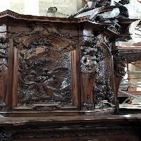 Sculpted bench (detail)