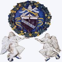 Coat-of Arms Supported by Two Angels