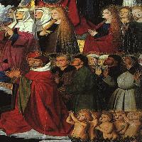 The Coronation of the Virgin (detail)