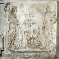 Funerary monument to Giuliano Cybo (detail)