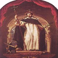 Saint Dominic Adoring the Crucifixion