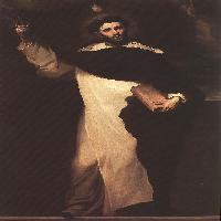 Saint Dominic Adoring the Crucifixion