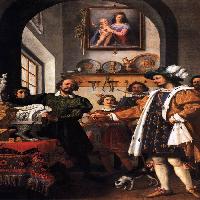 St Eligius in His Workshop