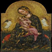 Madonna of Humility Flanked by Two Angels