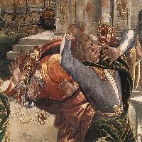 The Punishment of Korah and the Stoning of Moses and Aaron (detail)
