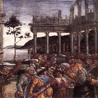The Punishment of Korah and the Stoning of Moses and Aaron (detail)