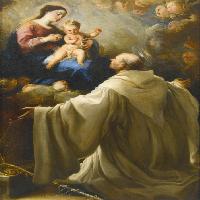 Virgin Lactans with St Bernard